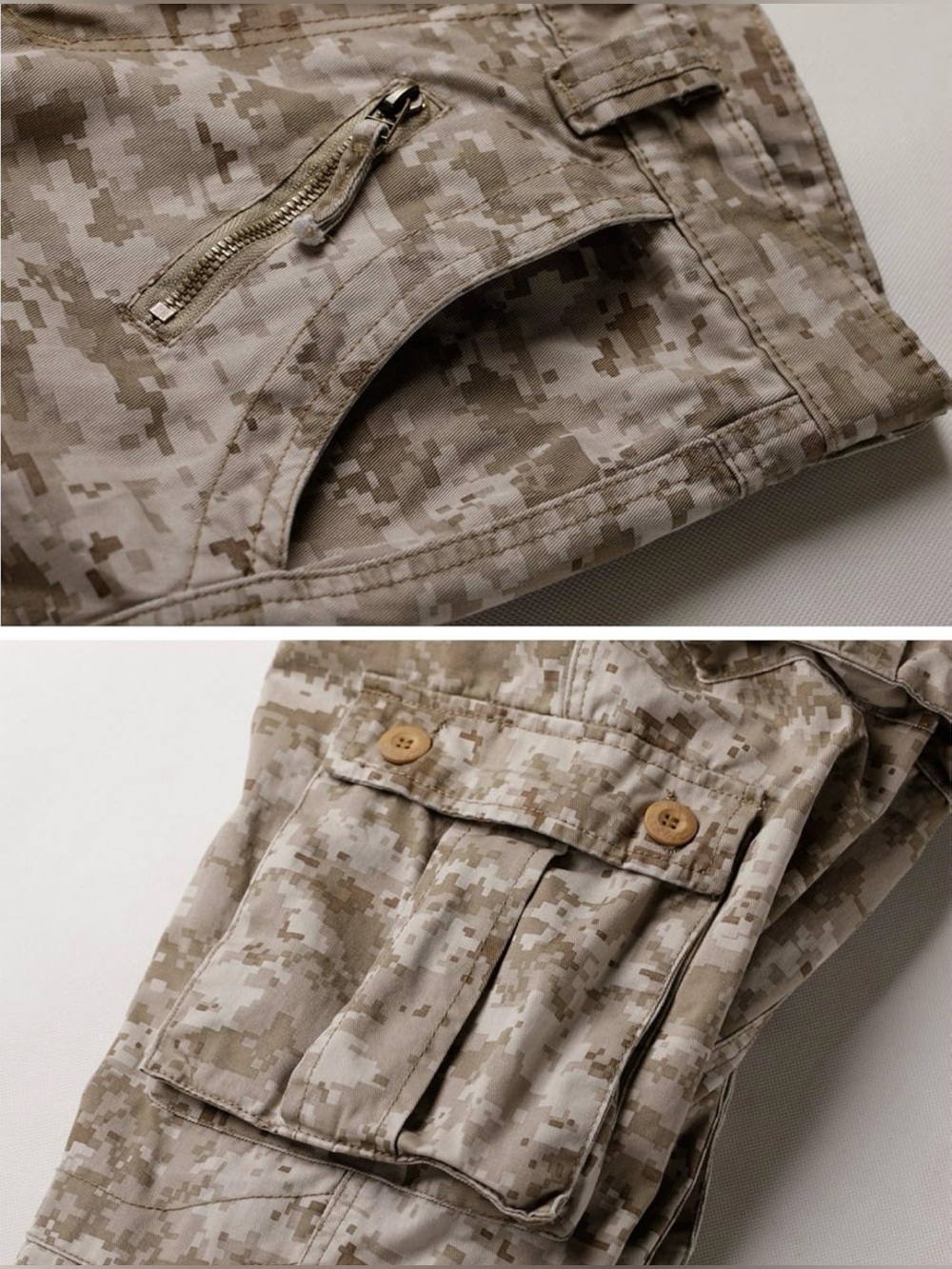 Digital Camo Cargo Military/Casual Tactical Work/Combat Pants, 44x34 - Picture 4 of 11